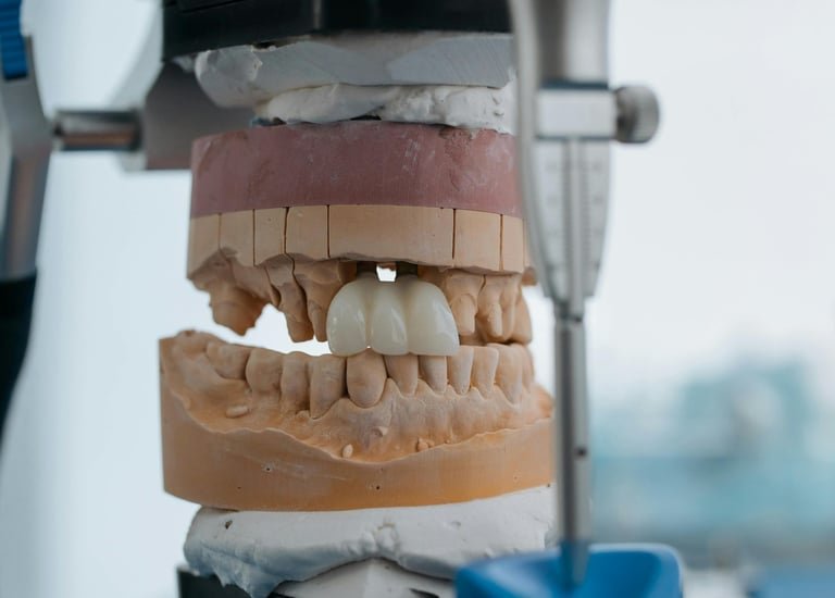 Veneers — shade and fit checked before placement