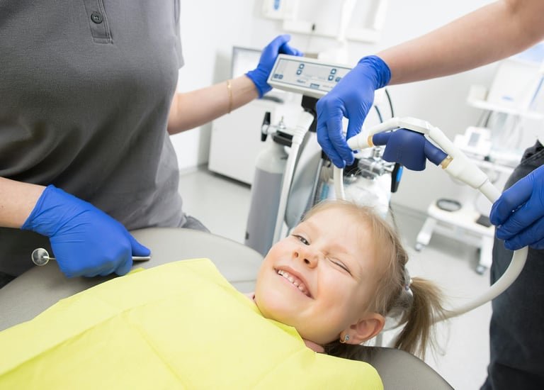 Children’s dentistry — slow, easy first visits